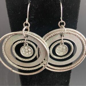 Elegant Silver Hoop Earrings